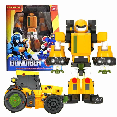 Трансформер Bondibot Робот-трактор метро 2 в 1 Bondibon ВВ5821 1